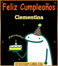 Flork meme Cumpleaños Clementina